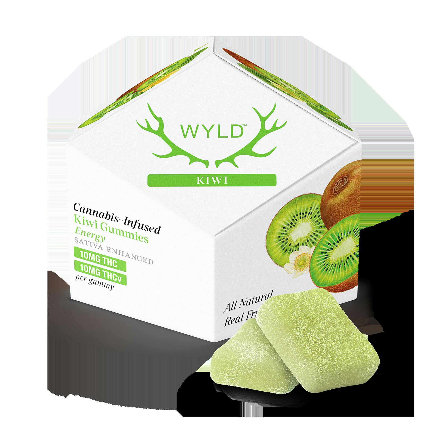 WYLD | KIWI | GUMMIES | 1:1 THC:THCV | SATIVA ENHANCED | 200MG