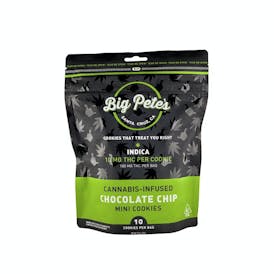 BIG PETE'S - COOKIES - 100MG (10pk) - CHOCOLATE CHIP INDICA