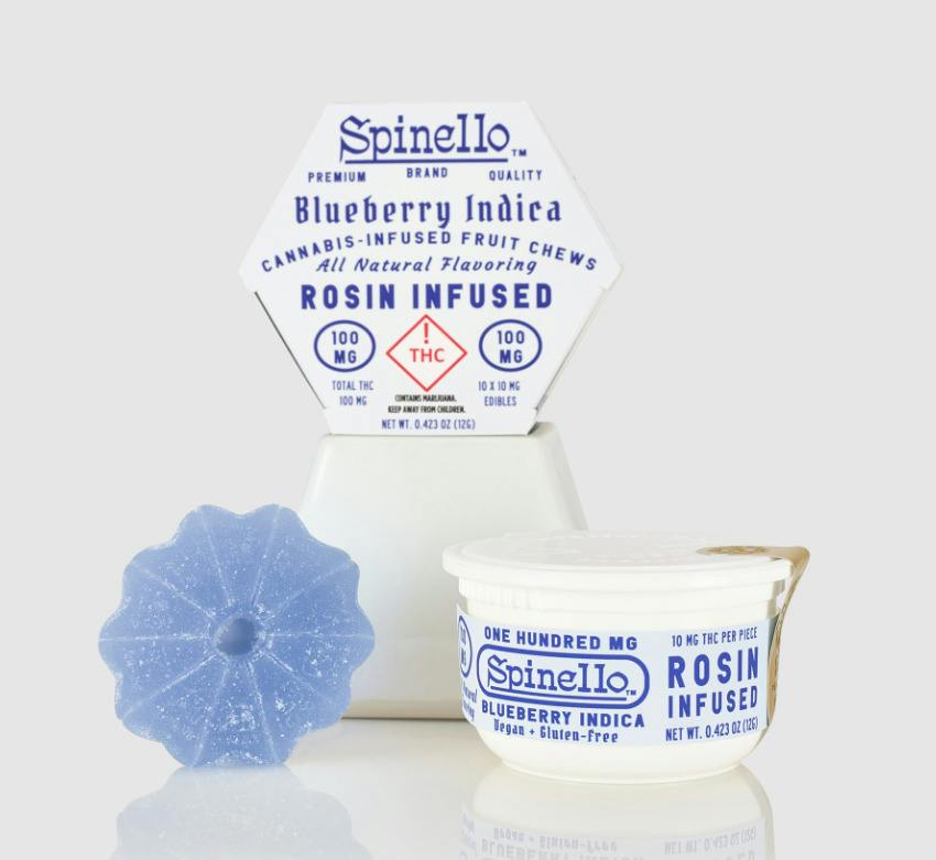 Spinello - Blueberry (I) - 100mg Live Rosin Fruit Chews