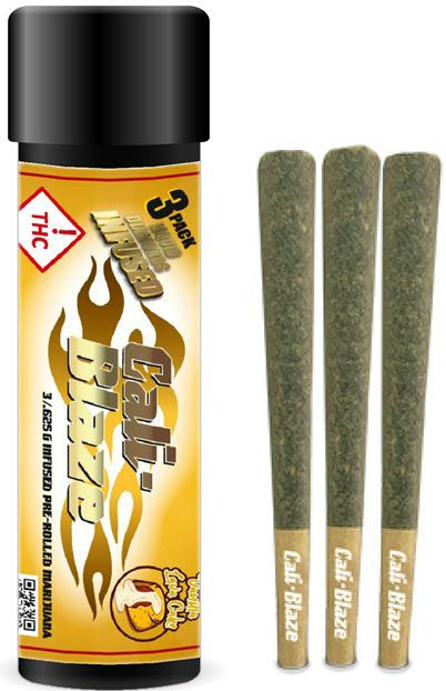 Cali-Blaze - Vanilla Lava Cake (Bubble Up) - 3pk Infused Joints (1.875g)