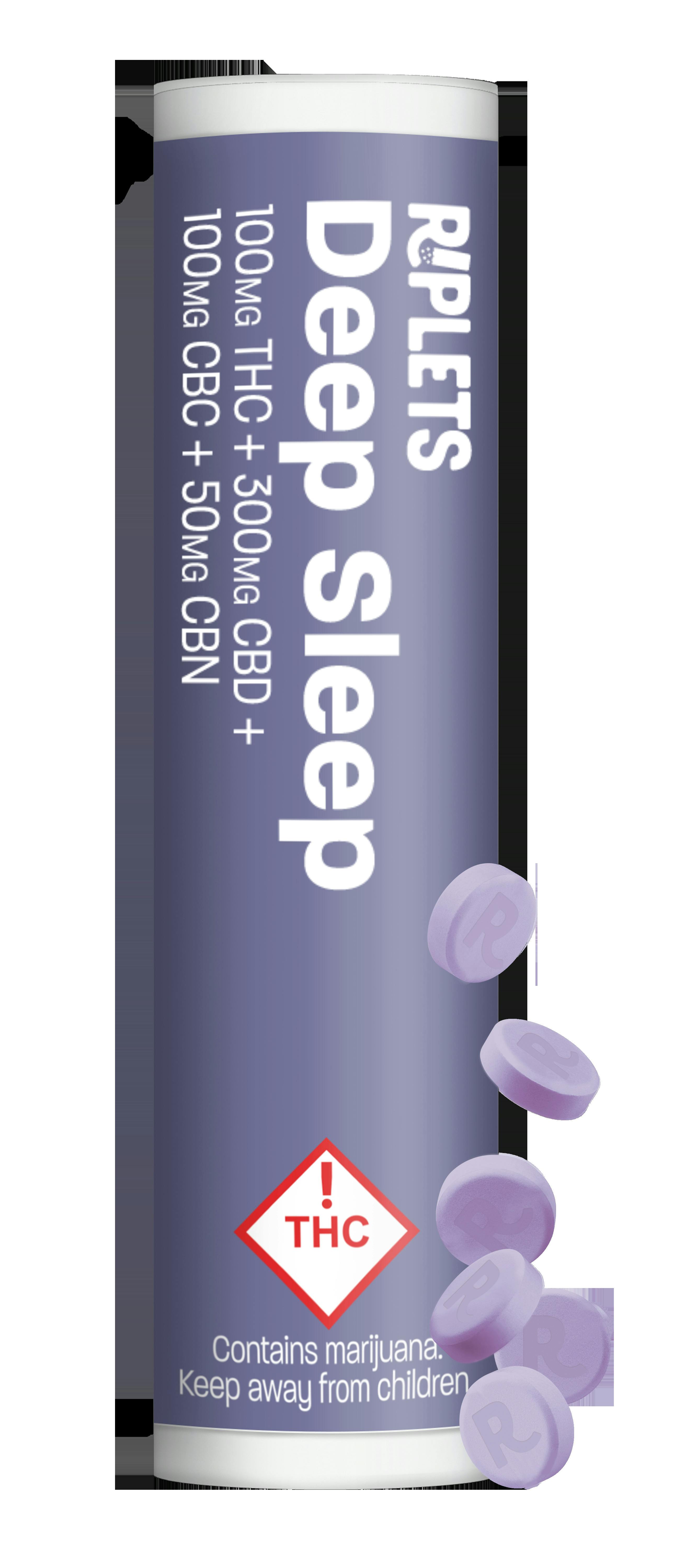 Riplets - Deep Sleep + CBN, CBD, CBC - 100mg at AMCH Dumont