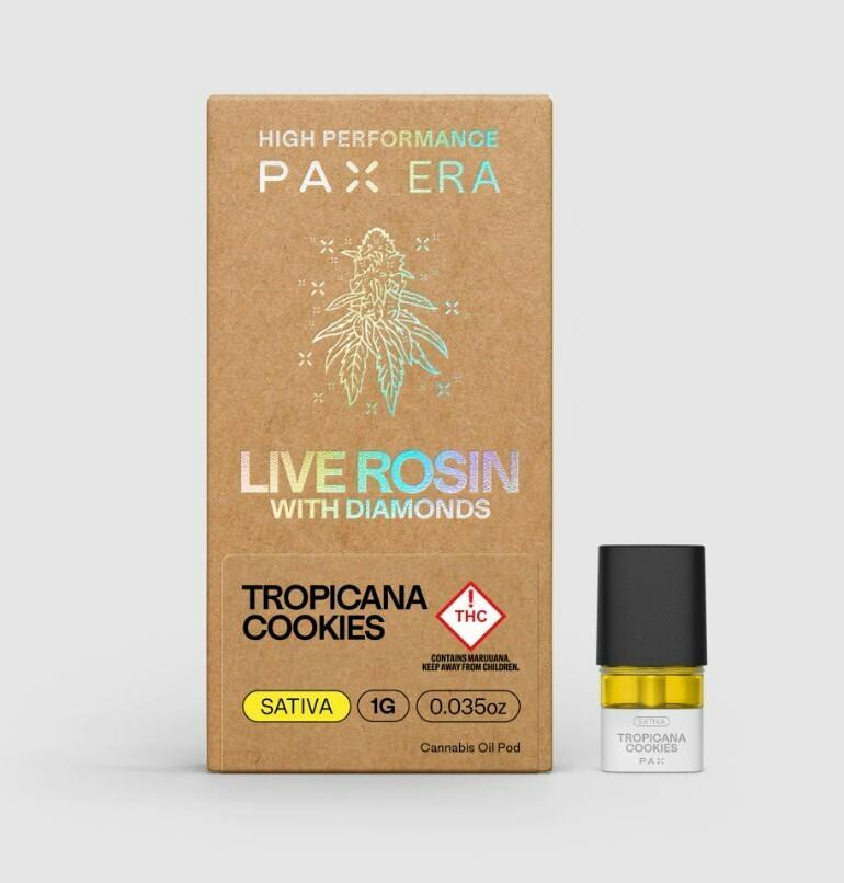 Tropicana Cookies | Live Rosin with Diamonds Pod | 1g