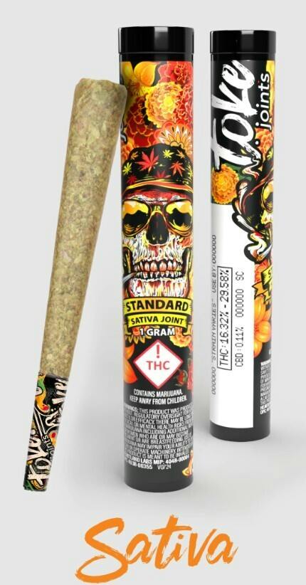 Toke Joints - Lemon Drip (S) - 1g Joint