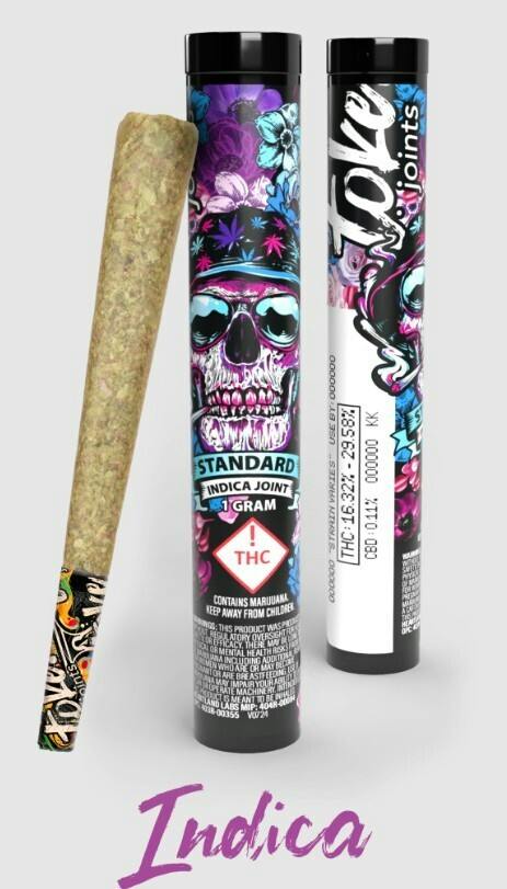 Toke Joints - Cyber Mushrooms (I) - 1g Joint