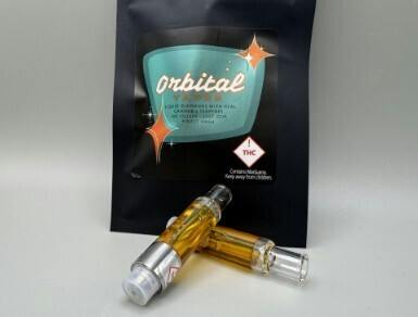 Orbital Vape - Peach Sorbet (IH) - 1g Liquid Diamond Cart