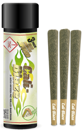 Cali-Blaze - Key Lime Pie (Lavender Jones) - Infused Pre-Roll 3Pk - 1