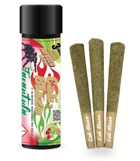 Cali-Blaze Tarantula - Cherry Lime (Dessert Runtz) - 3pk Infused Joints (3g Total)