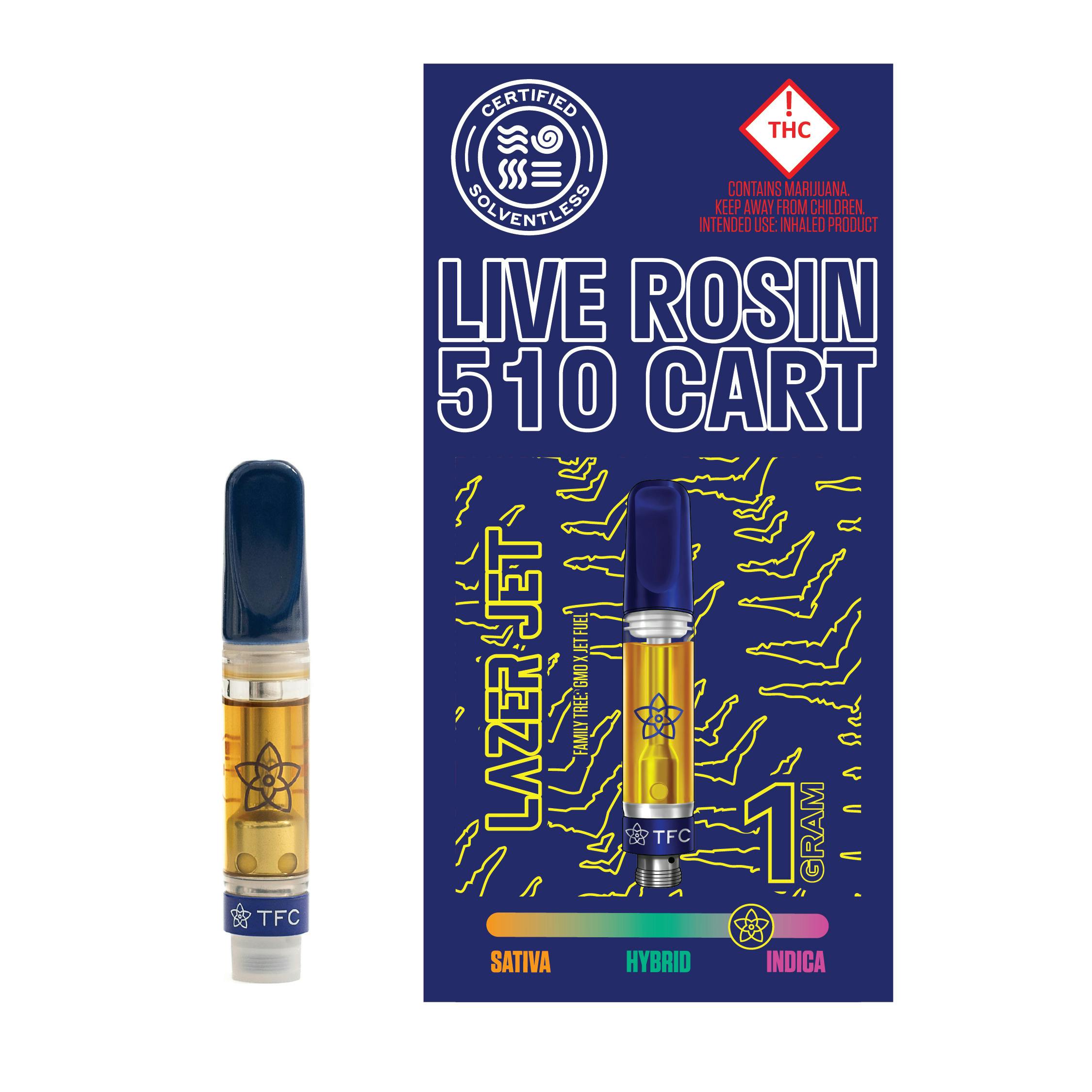 The Flower Collective - Lazer Jet (I) - 1g First Press Rosin Cart