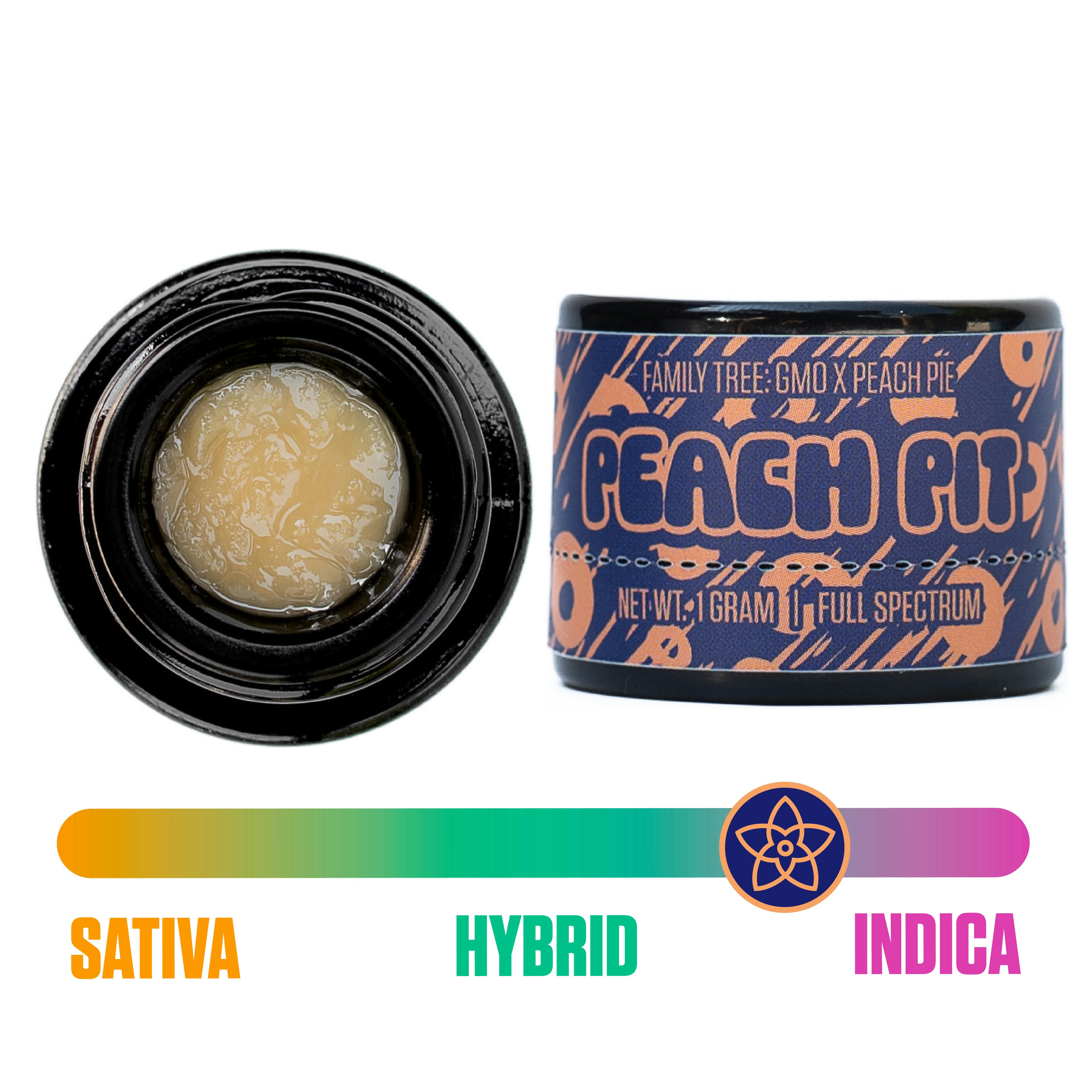 The Flower Collective - Peach Pit (I) - 1g Full Spectrum Cold Cure Rosin