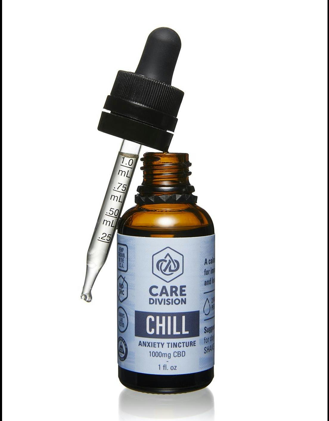 Care Division - Chill 10:1 Tincture - 1000mg CBD/100mg THC at AMCH Dumont