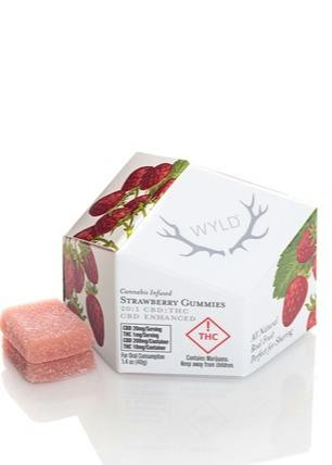 Wyld - 20:1 Strawberry CBD/THC Gummies