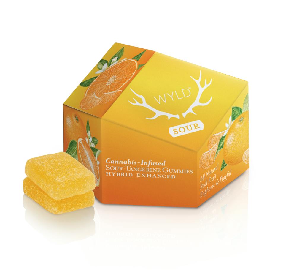 Wyld - Sour Tangerine (H) Gummies - 100mg
