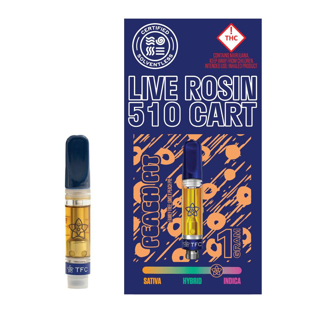 The Flower Collective - Peach Pit (I) - 1g First Press Rosin Cartridge