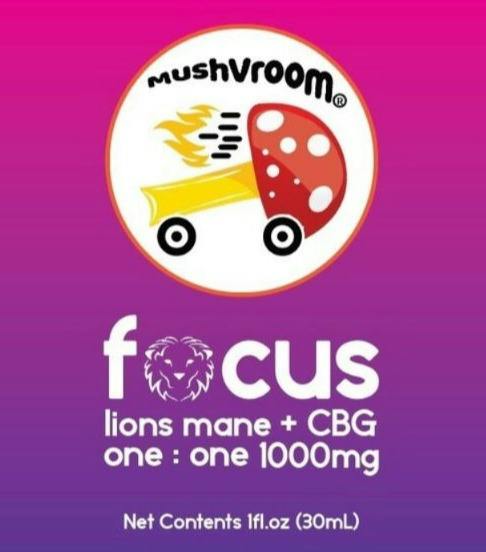 Mushvroom - Lion's Mane + CBG 1:1 2000mg Tincture