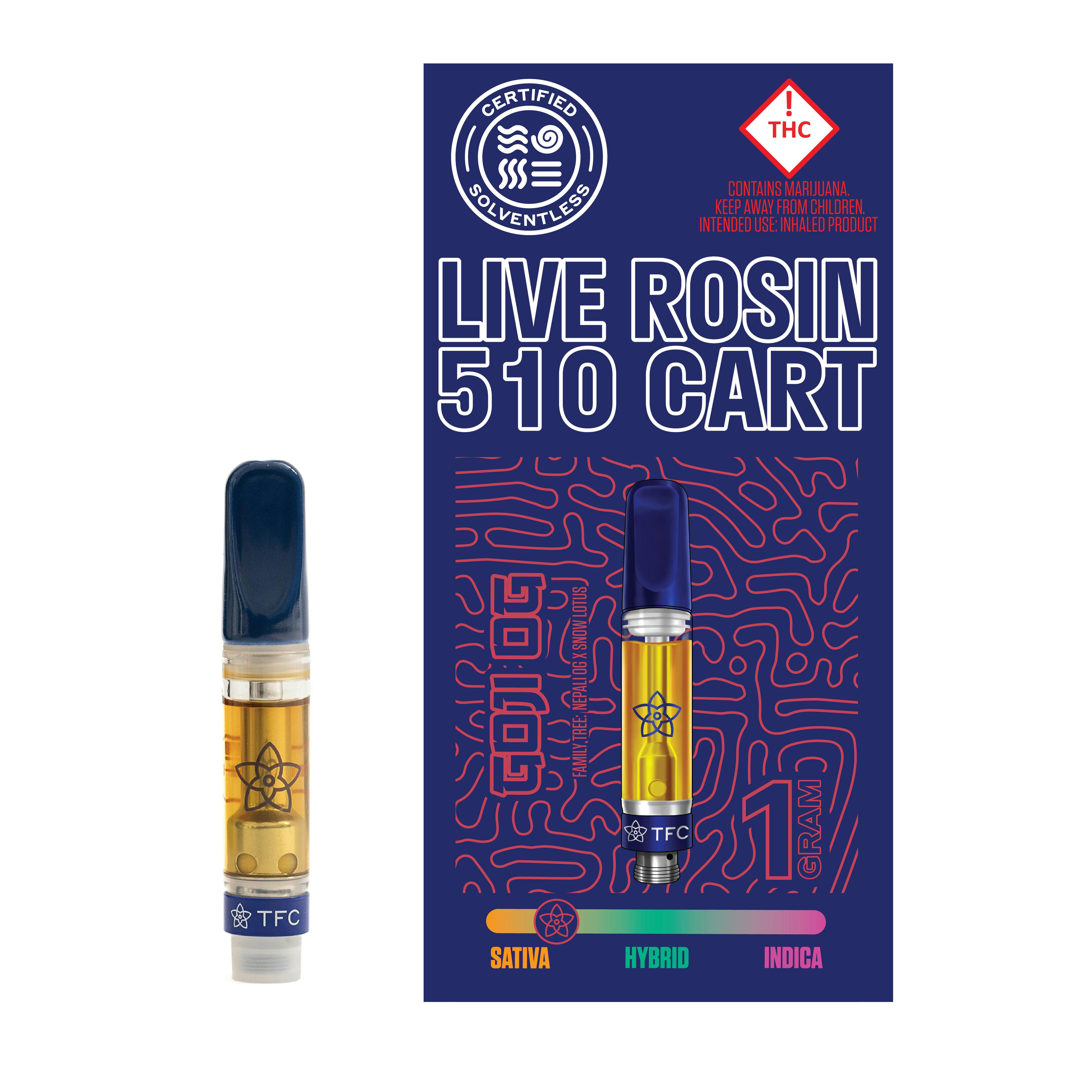 The Flower Collective - Goji OG (S) - 1g First Press Rosin Cart
