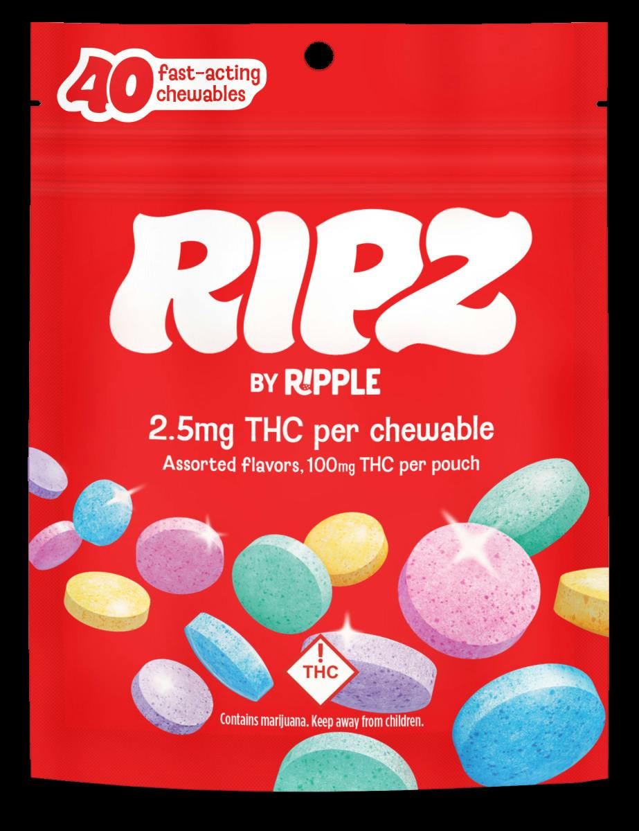 Ripz - 2.5mg Chewable Tablets (100mg Total) cannabis product