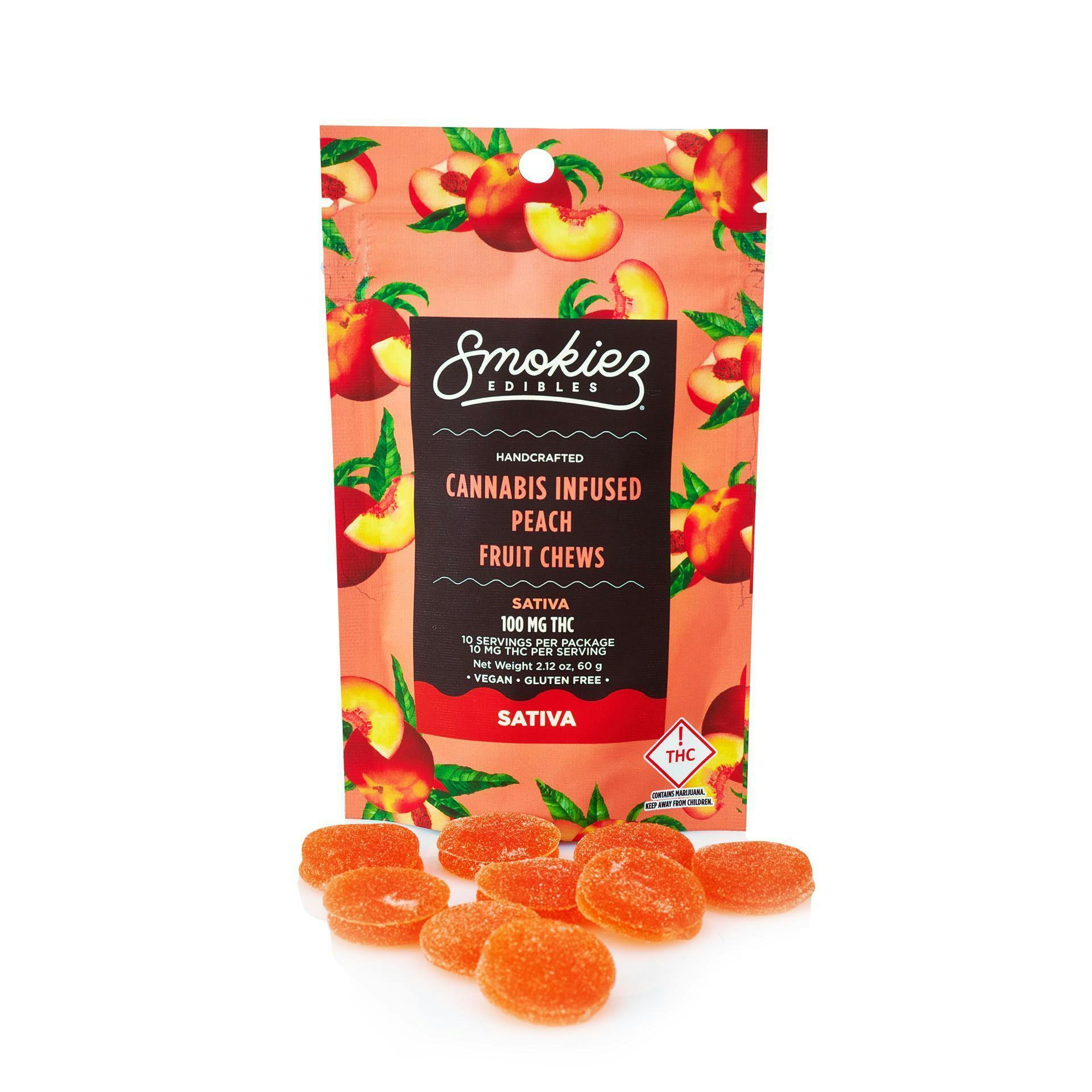 Smokiez - Peach (S) Fruit Chews