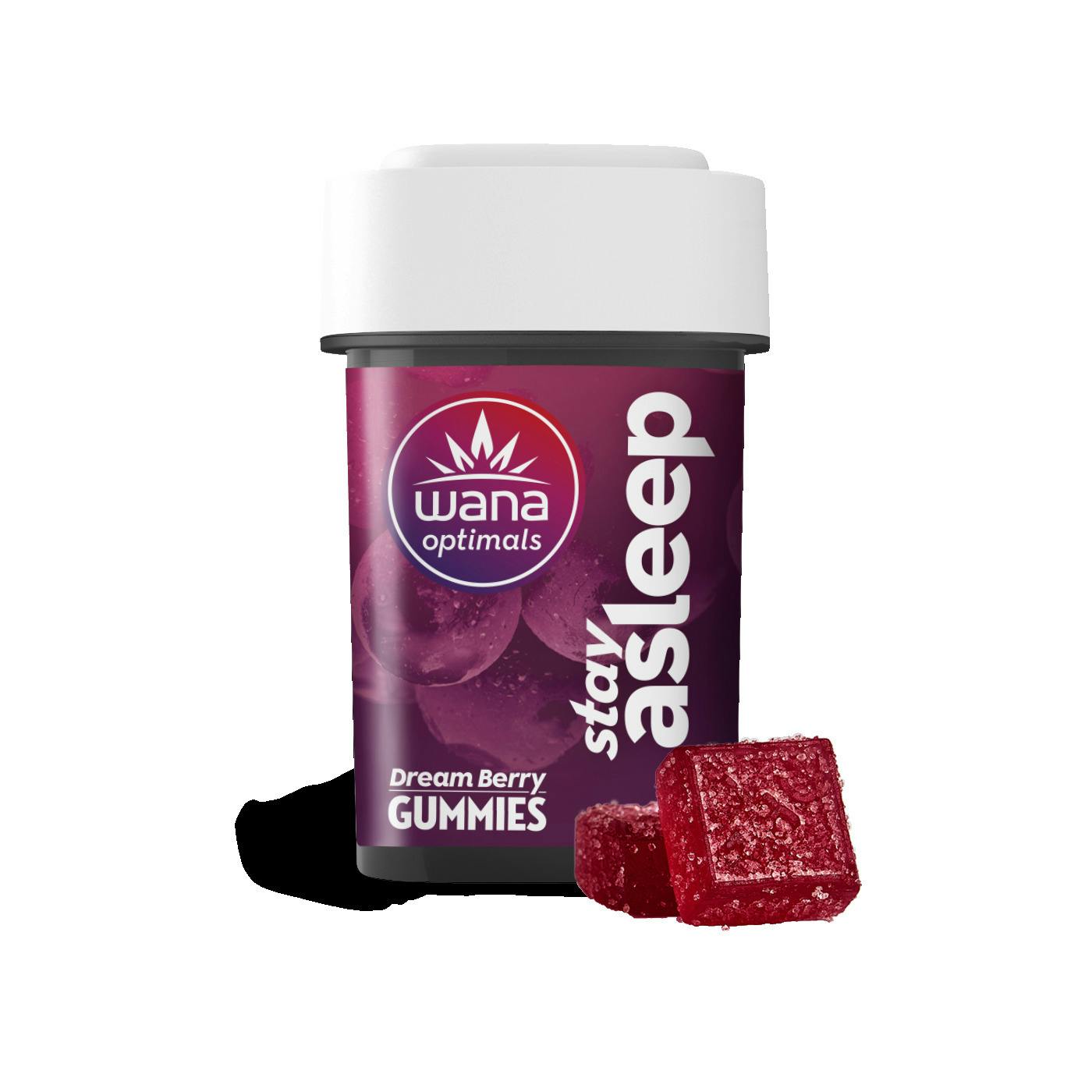 Wana Optimals - Stay Asleep Dream Berry Gummies - 100mg