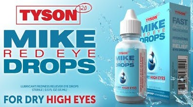 Tyson Mike Red Eye Drops - $10 at AMCH Dumont