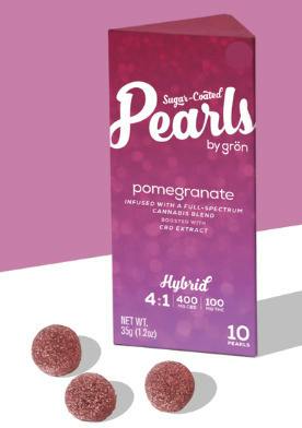 Gron - Pomegranate (H) - 4:1 (CBD:THC) Pearls