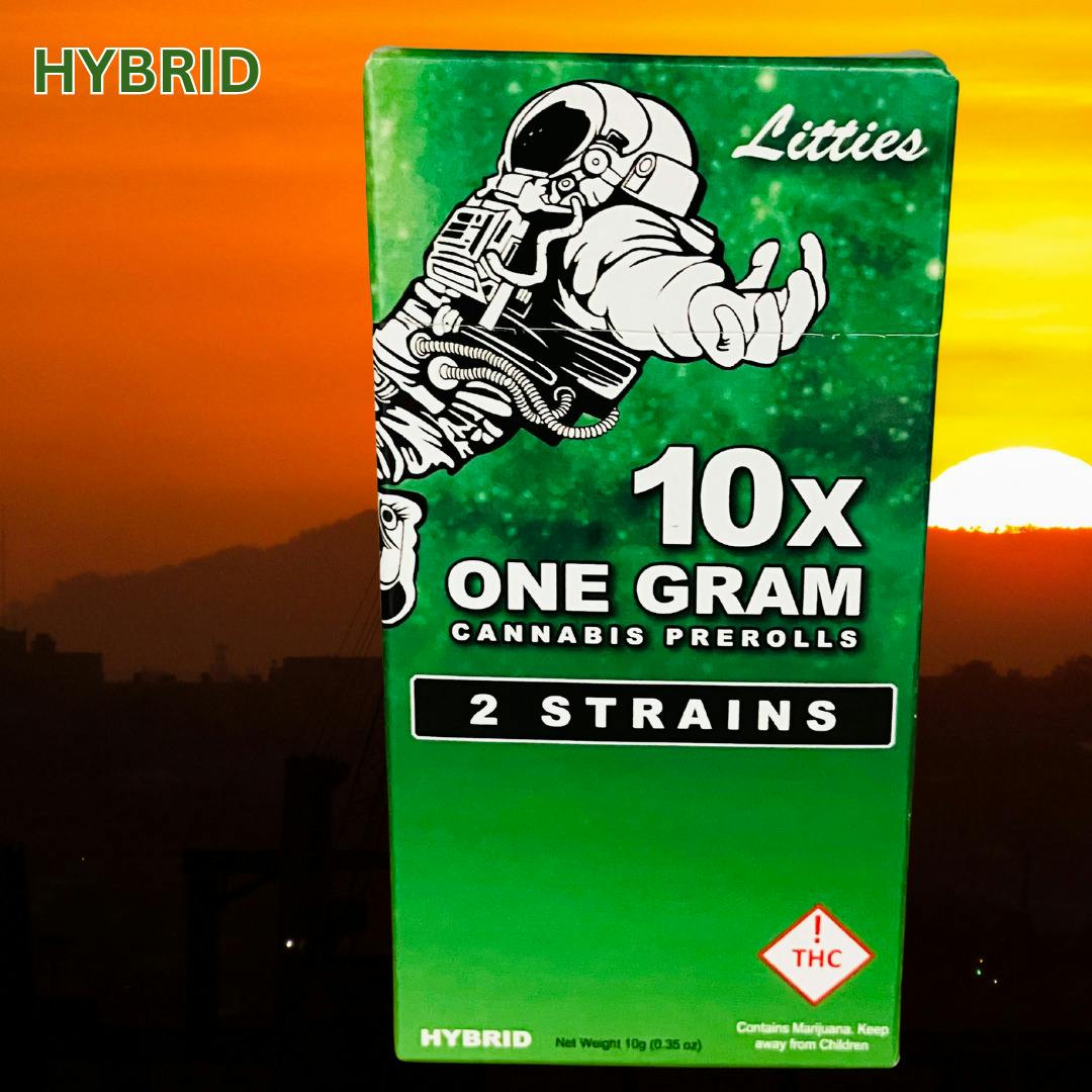 Litties - Cherry Pie Zlushie + Chimera (Hybrid) - 2-strain 10pk Joints