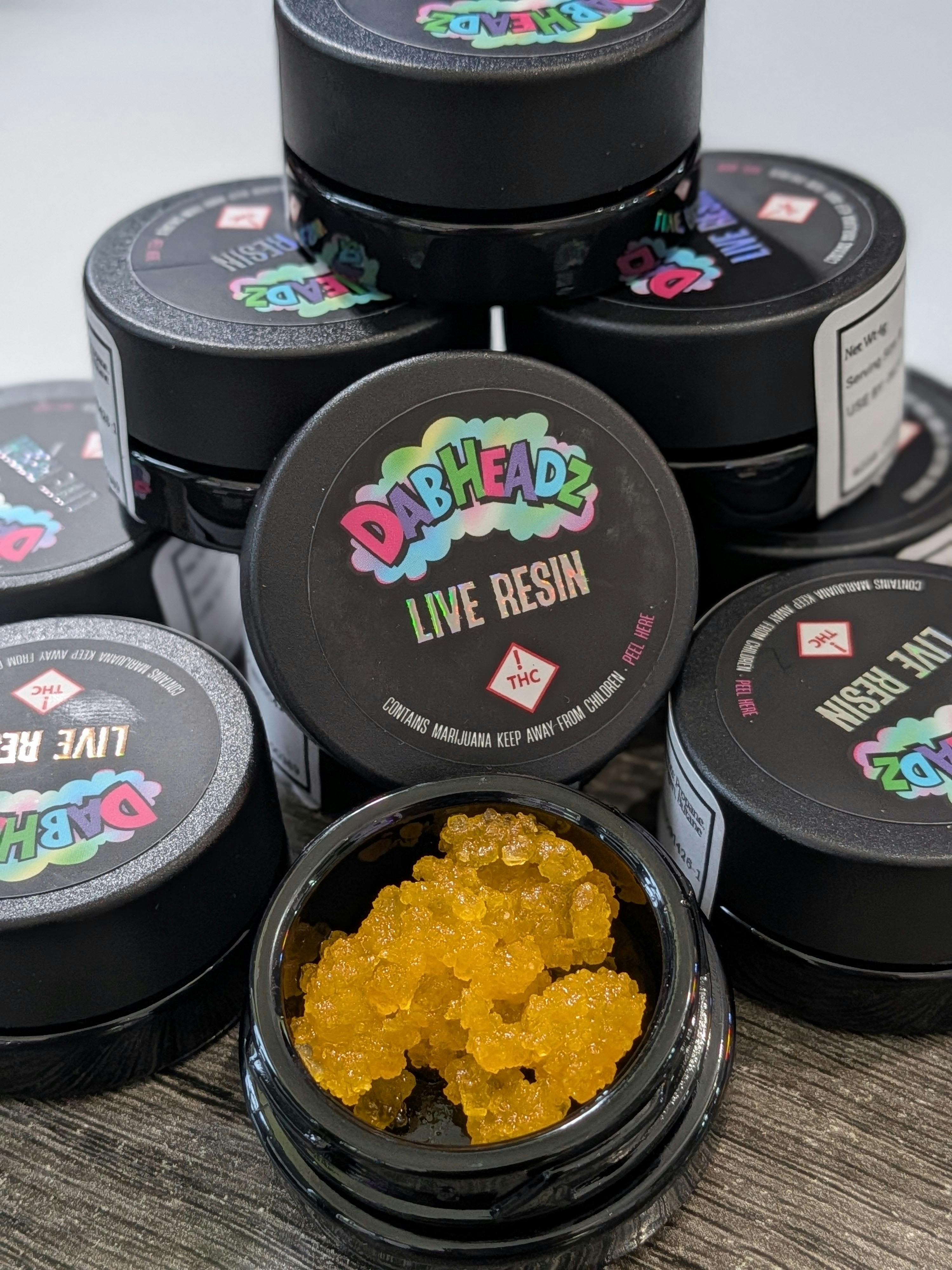 Dab Headz - Sour Diesel (S) - 4g Live Resin Bucket