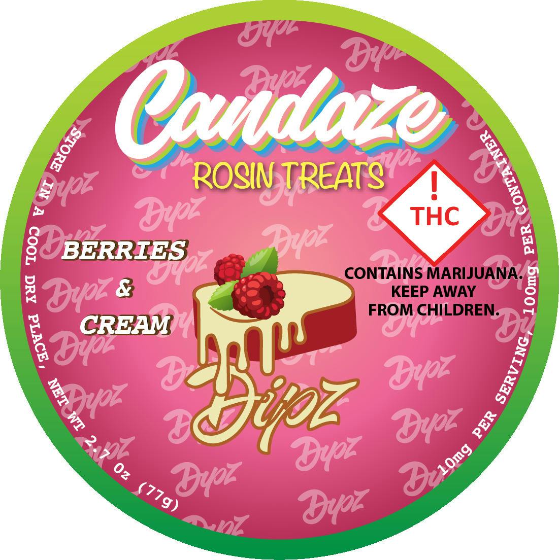 Candaze Dipz - Berries & Cream (S)