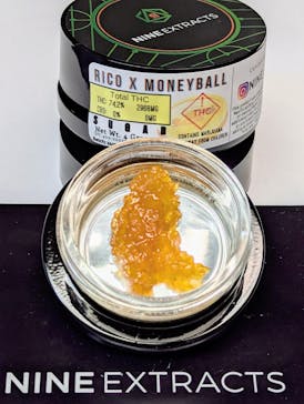 Nine Extracts - Rico X Moneyball - 4g Sugar Bucket