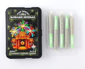High Country Cones - Mandarin Zkittlez - Pure Melt Cone 5pk