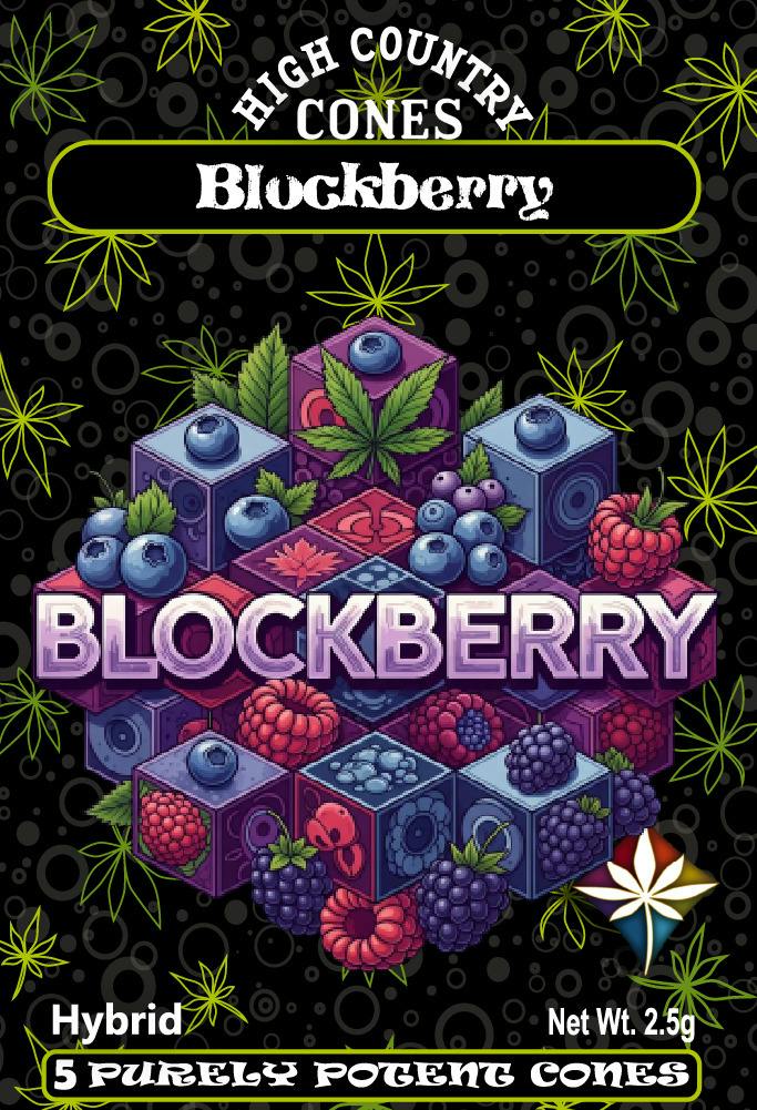 High Country Cones - Blockberry (H) - Pure Melt Cone 5pk