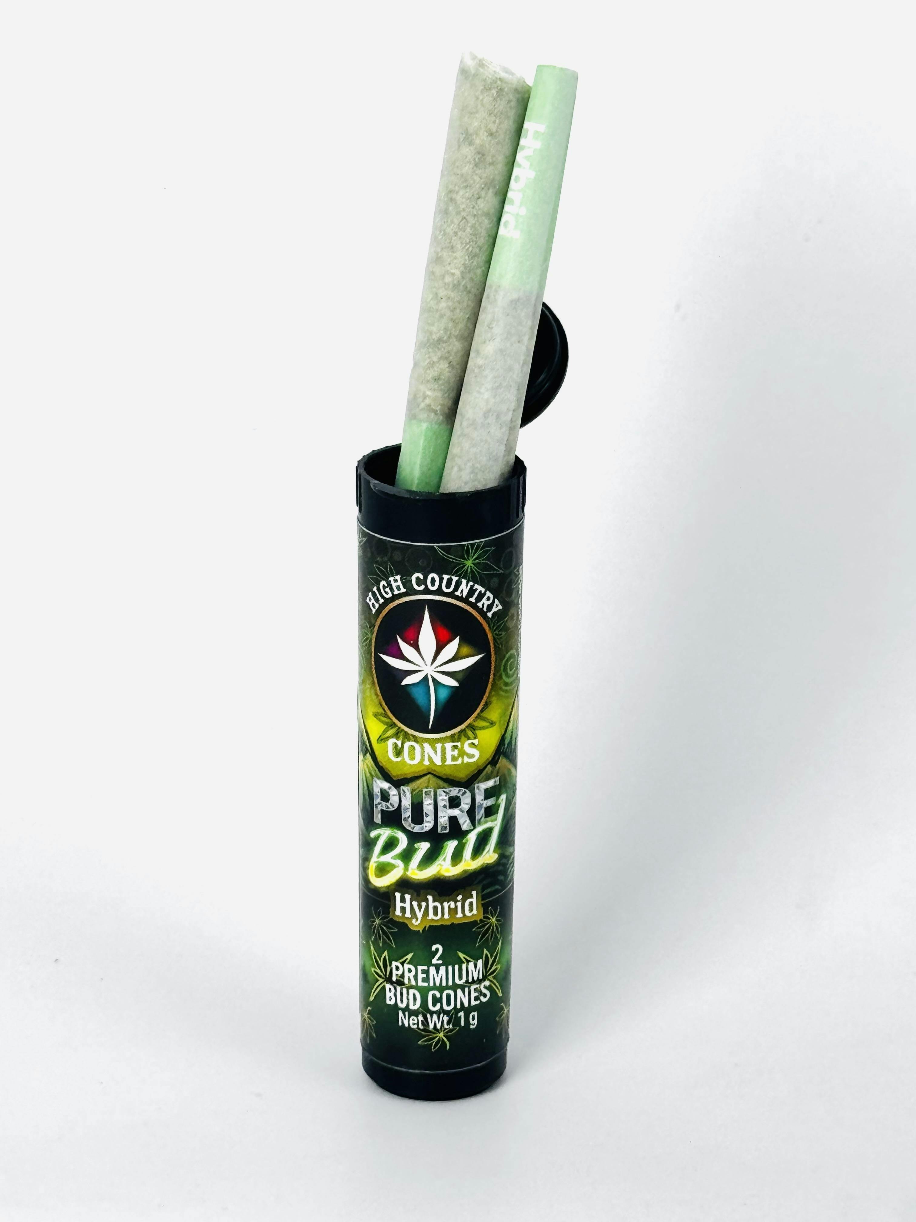 High Country Cones - Garlic Whip (H) - Pure Bud Cone 2pk