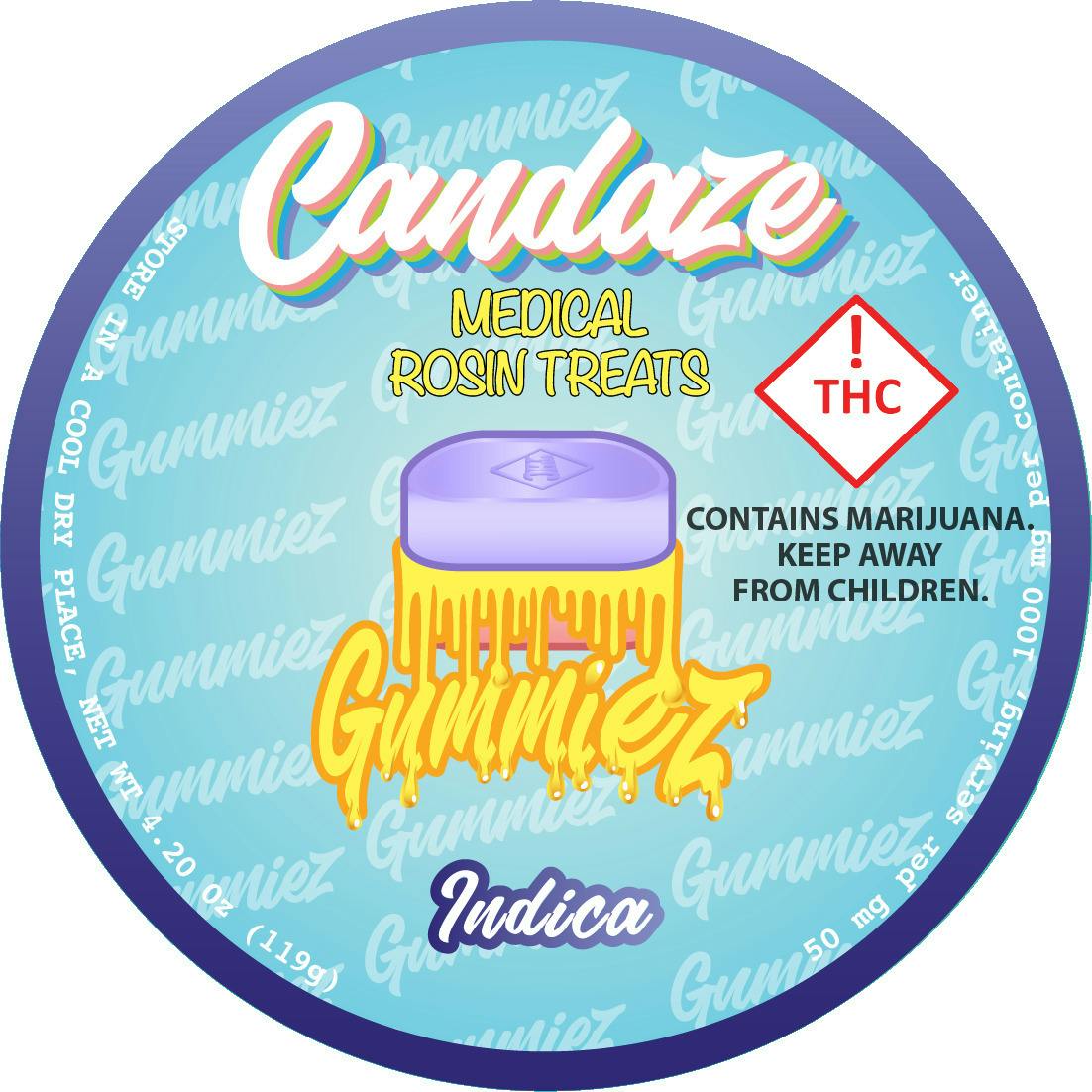 Candaze Medical Rosin Treats 1000mg - INDICA