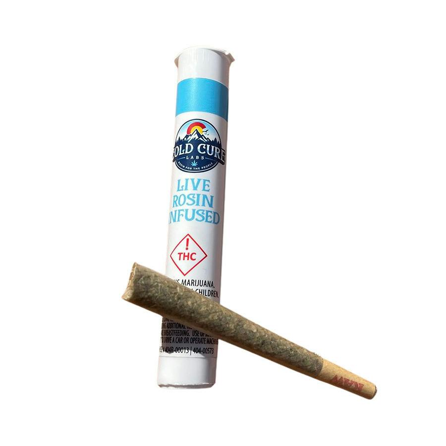 Cold Cure Labs - Tango Mango (I) - 1g Live Rosin Infused Joint at AMCH Dumont