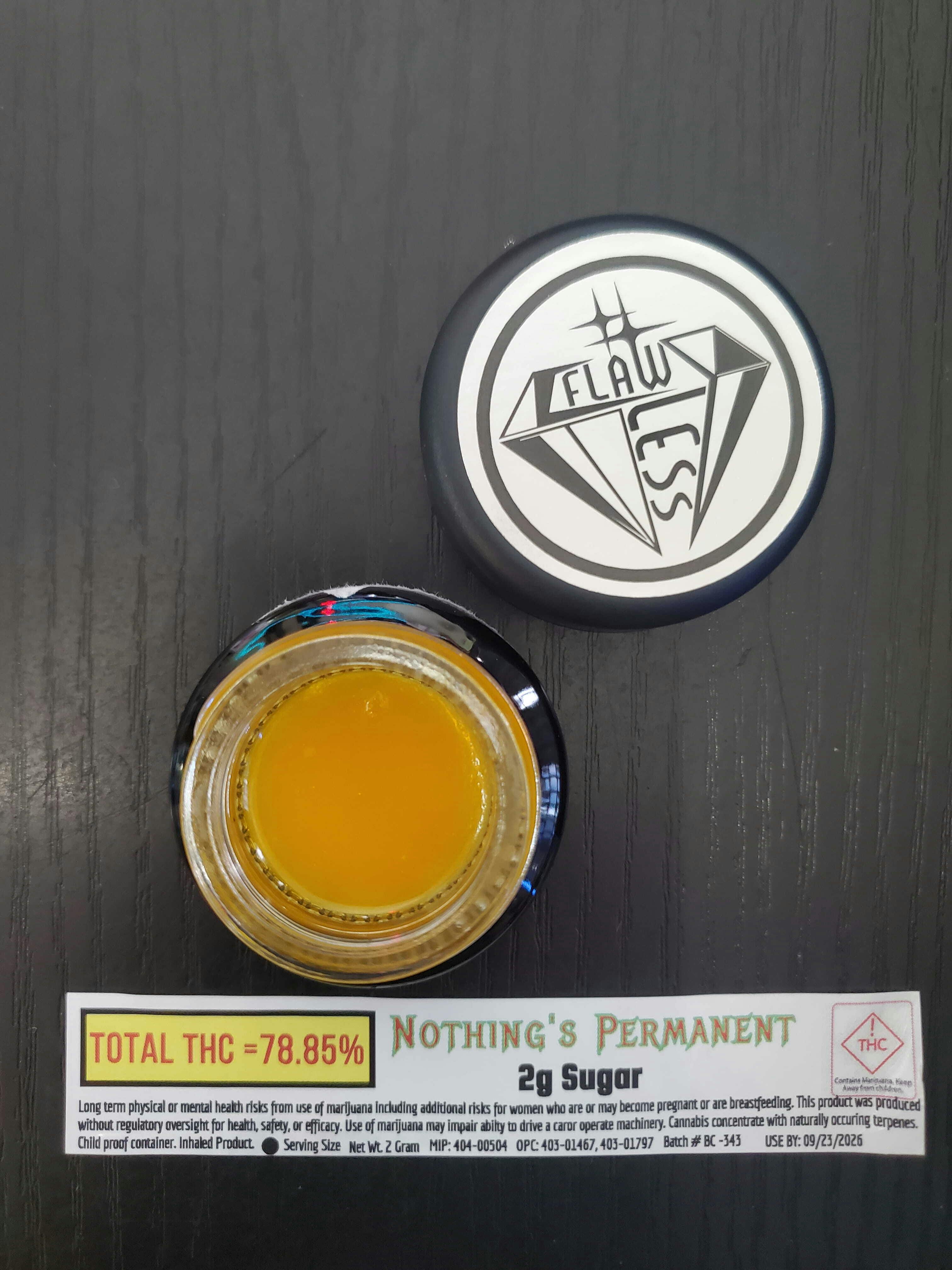 Flawless Extractions - Nothings Permanent (I) - 2g Sugar Bucket