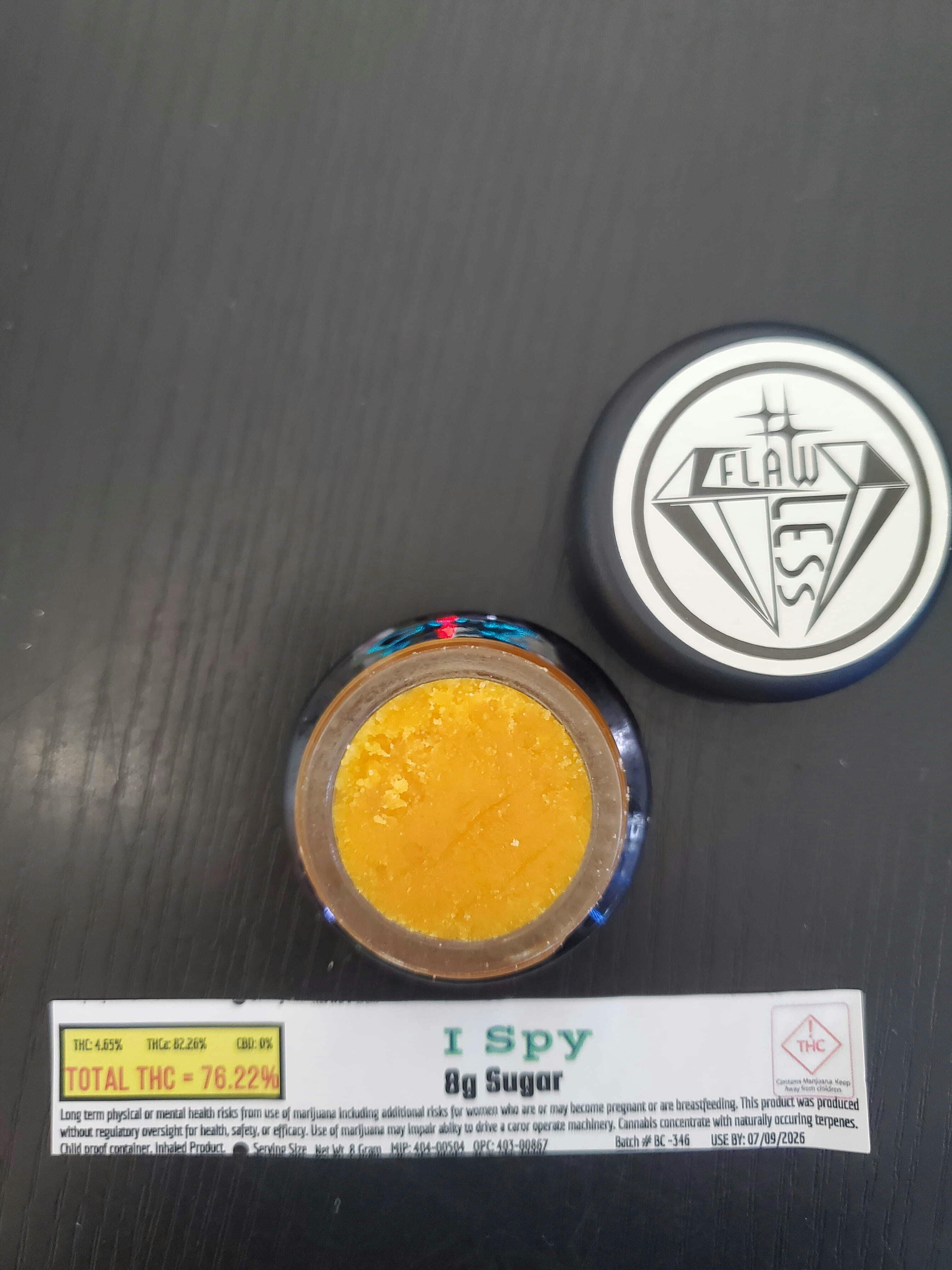 Flawless Extractions - I Spy (I) - 8g Sugar Bucket