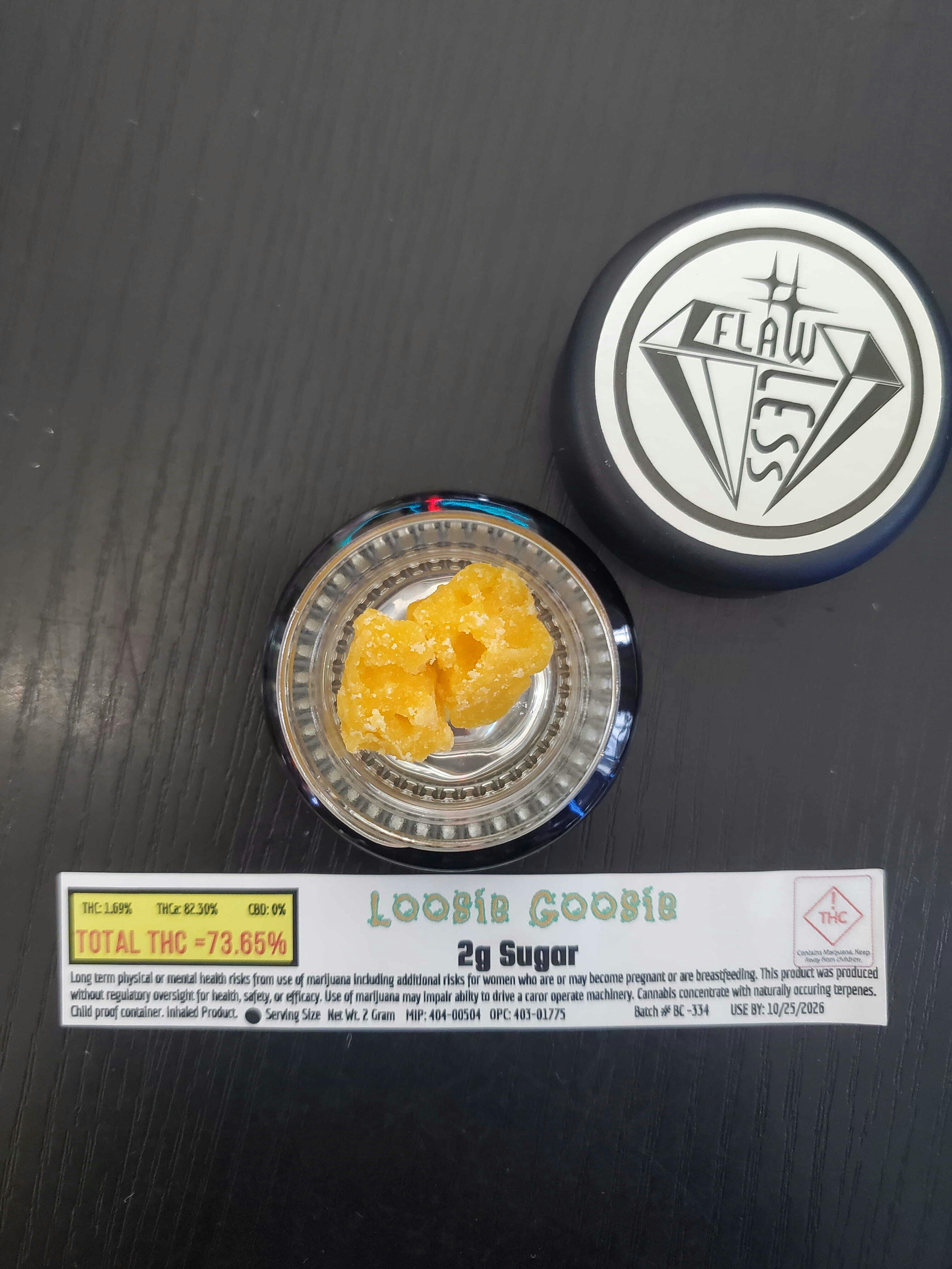 Flawless Extractions - Loosie Goosie (I) - 2g Sugar Bucket