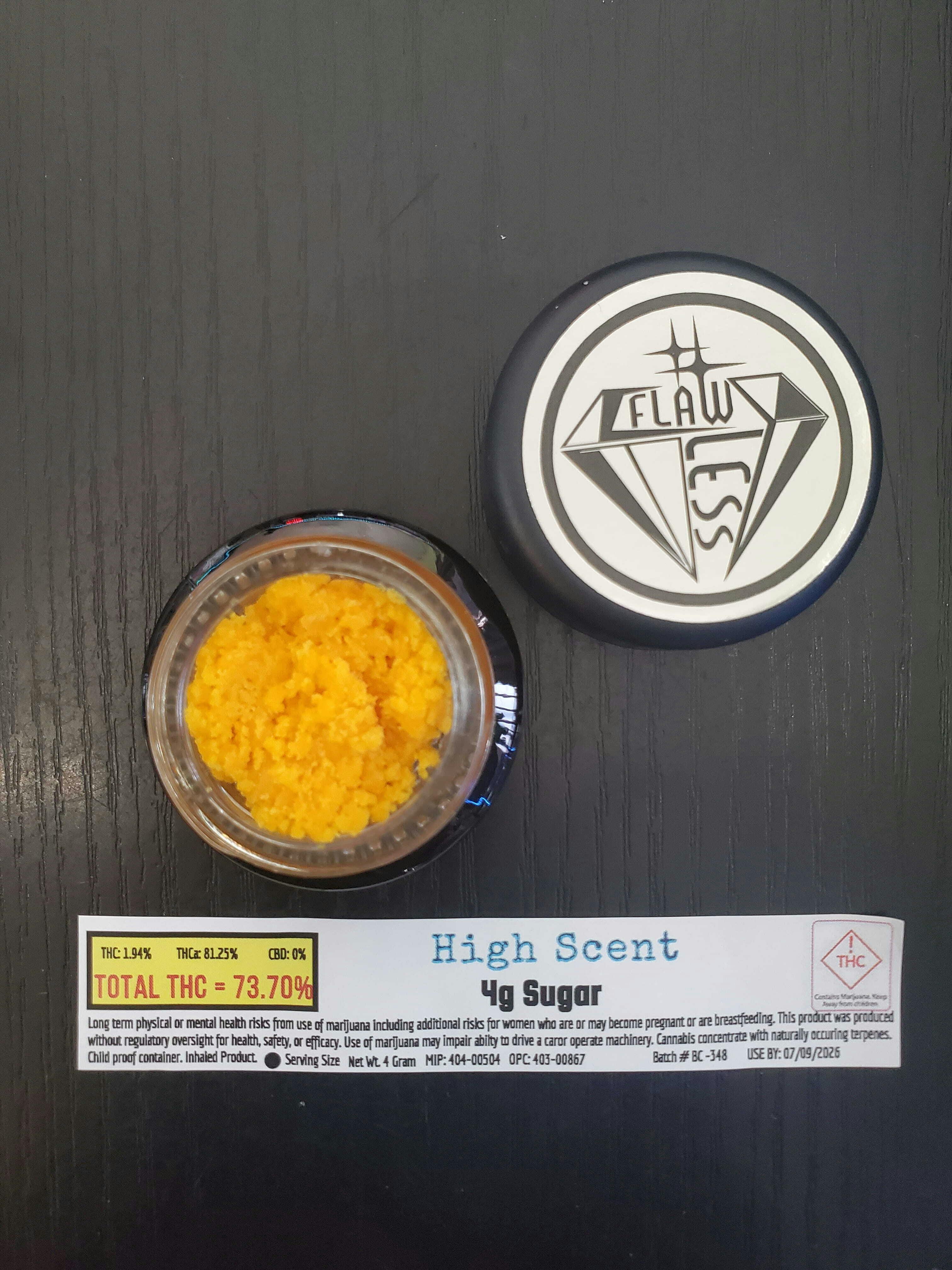 Flawless Extractions - High Scent - 4g Sugar Bucket
