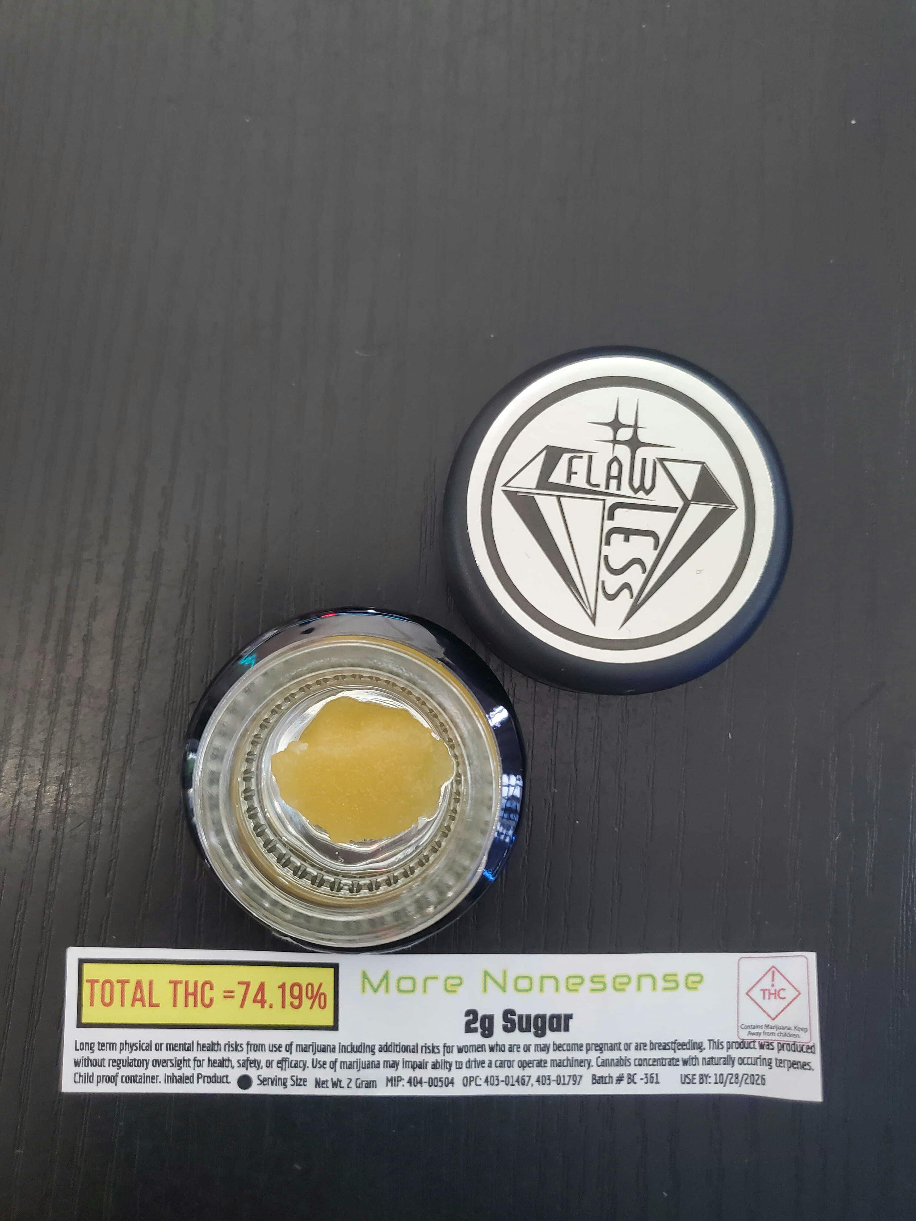 Flawless Extractions - More Nonsense (S) - 2g Sugar Bucket