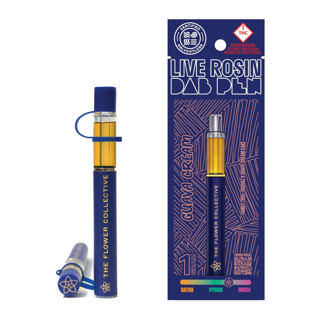 The Flower Collective - Guava Cream (IH) - 1g First Press Rosin Disposable