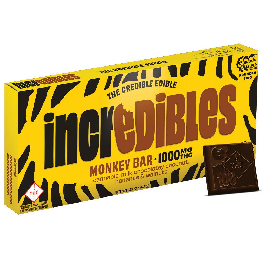 Incredibles - Monkey Bar - 1000mg Chocolate Bar