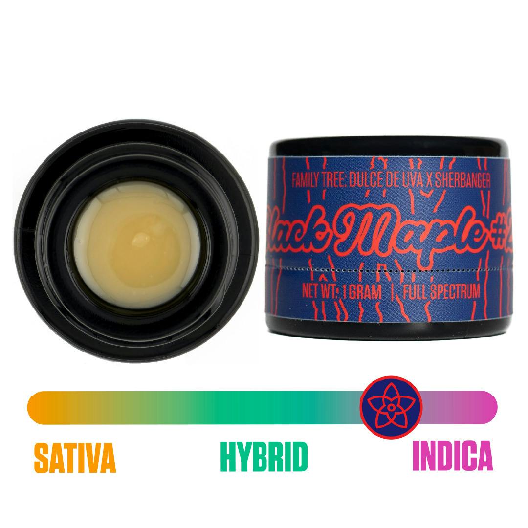 The Flower Collective - Black Maple (I) - 1g Full Spectrum Cold Cured Rosin