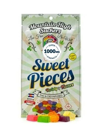 Mountain High Suckers - Sweet Pieces - 1000mg THC