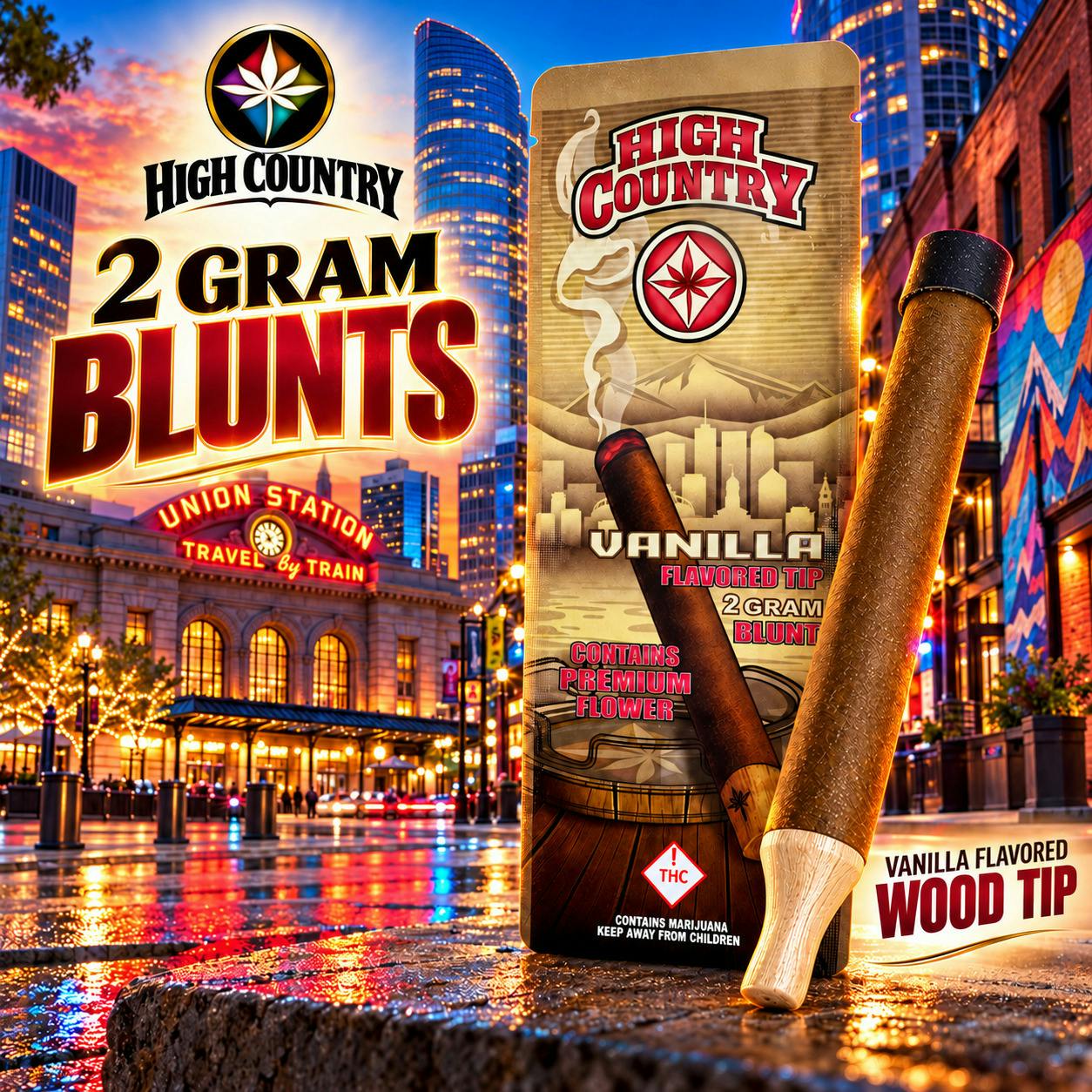 High Country Cones - Sticky Dew (SH) - 2g Premium Blunt