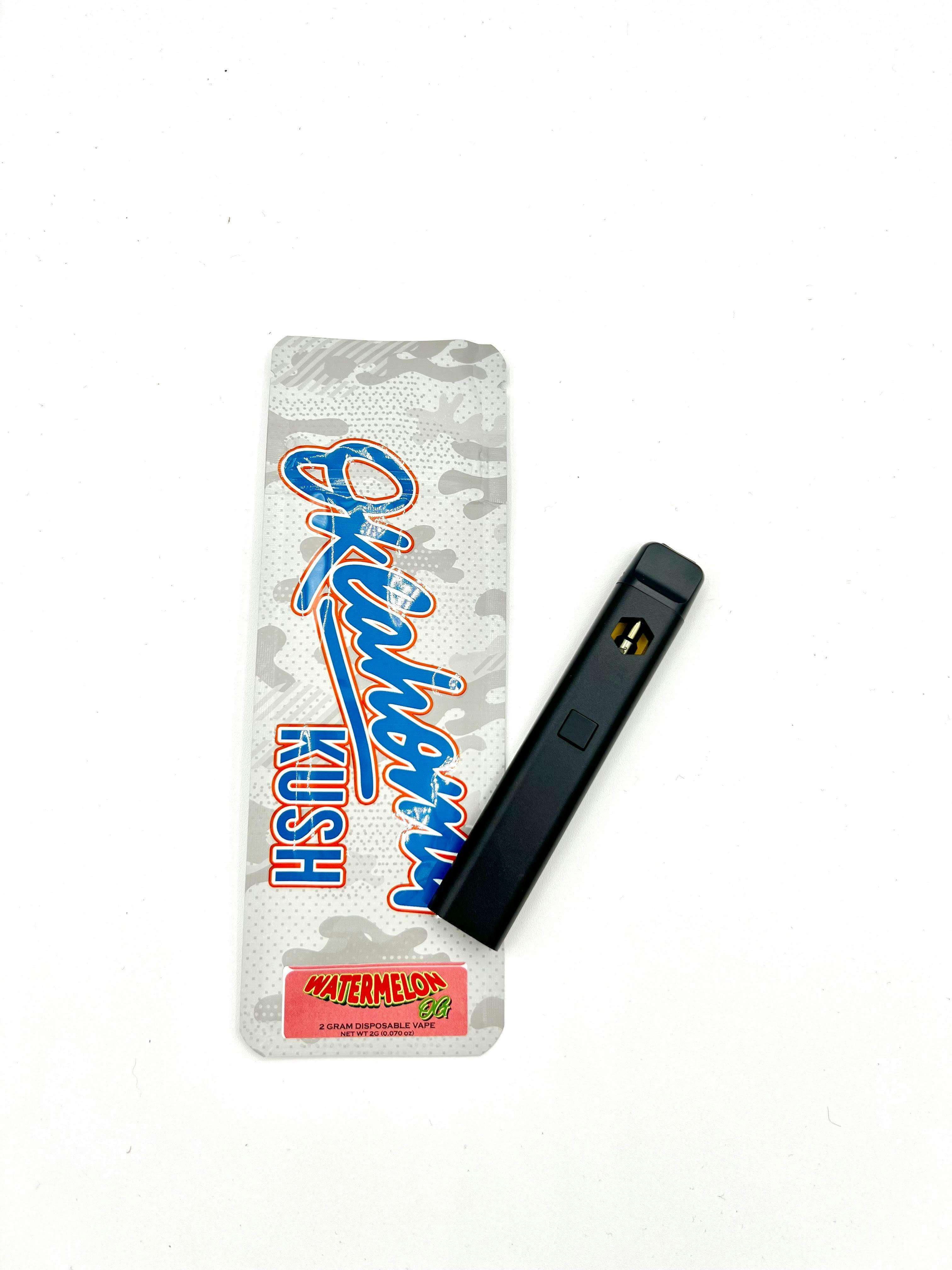Oklahoma Kush - Live Resin 2g Disposable - Watermelon OG