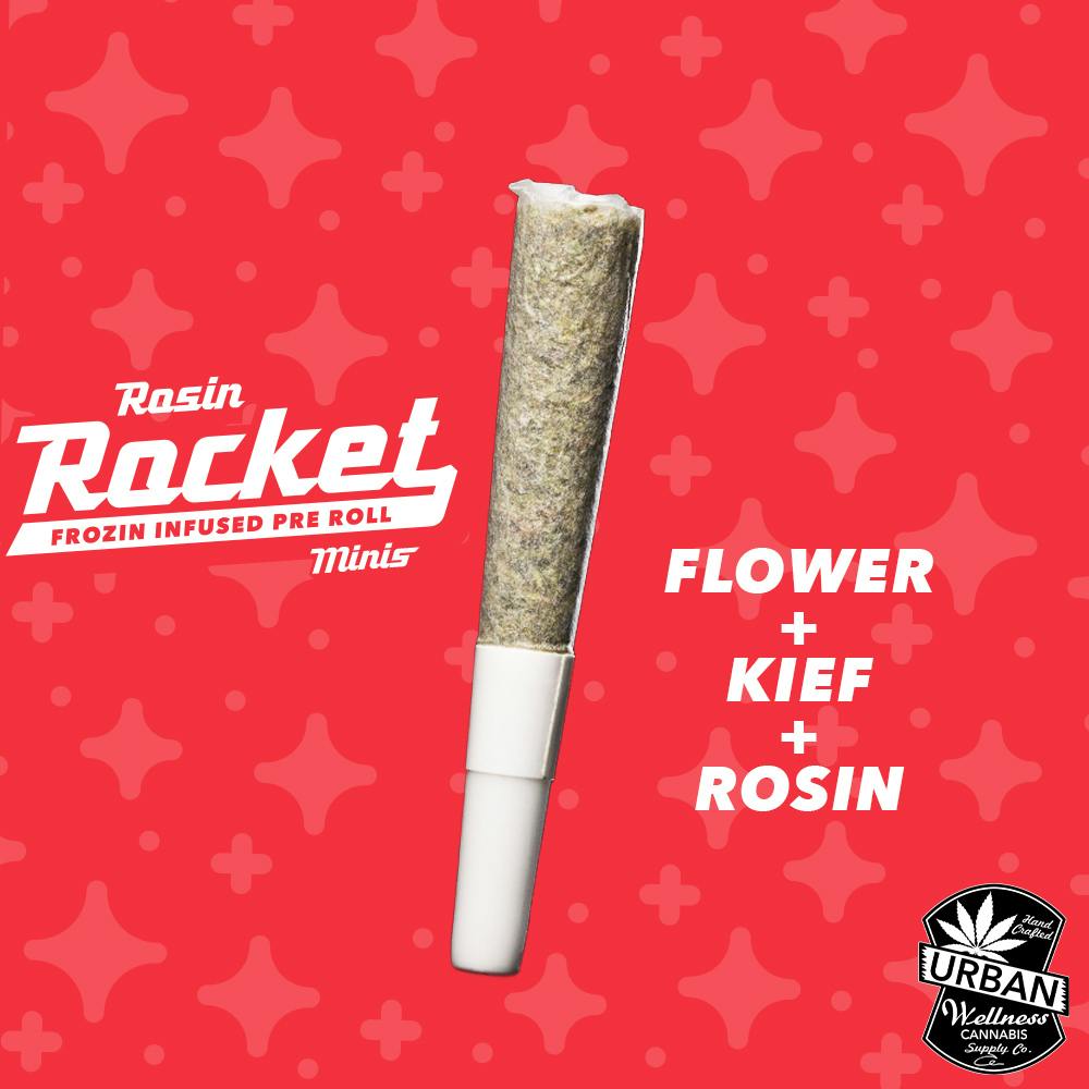 Rosin Rocket Mini- Sherb Cream Pie [.75g] | Urban Wellness - Infused Pre Roll