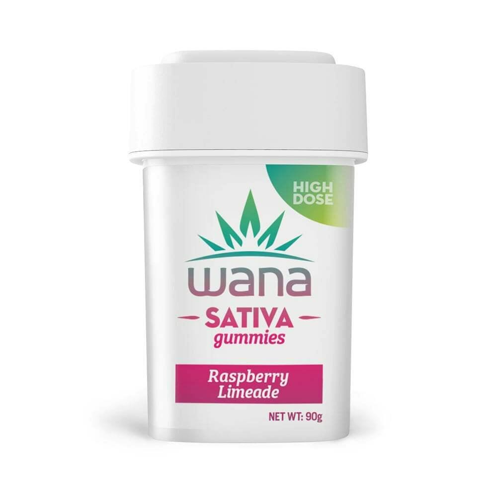 Raspberry Limeade - Sativa [20pk] (1000mg) | Wana - Classic Gummies