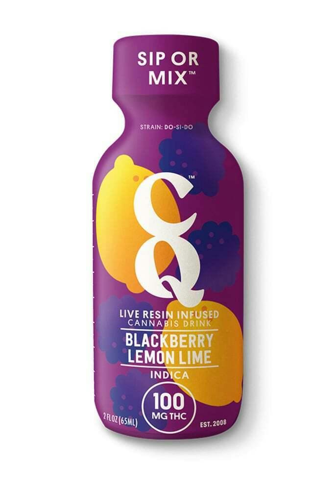 Blackberry Lemon Lime [2oz] (100mg THC) | CQ/Cannabis Quencher - Shot