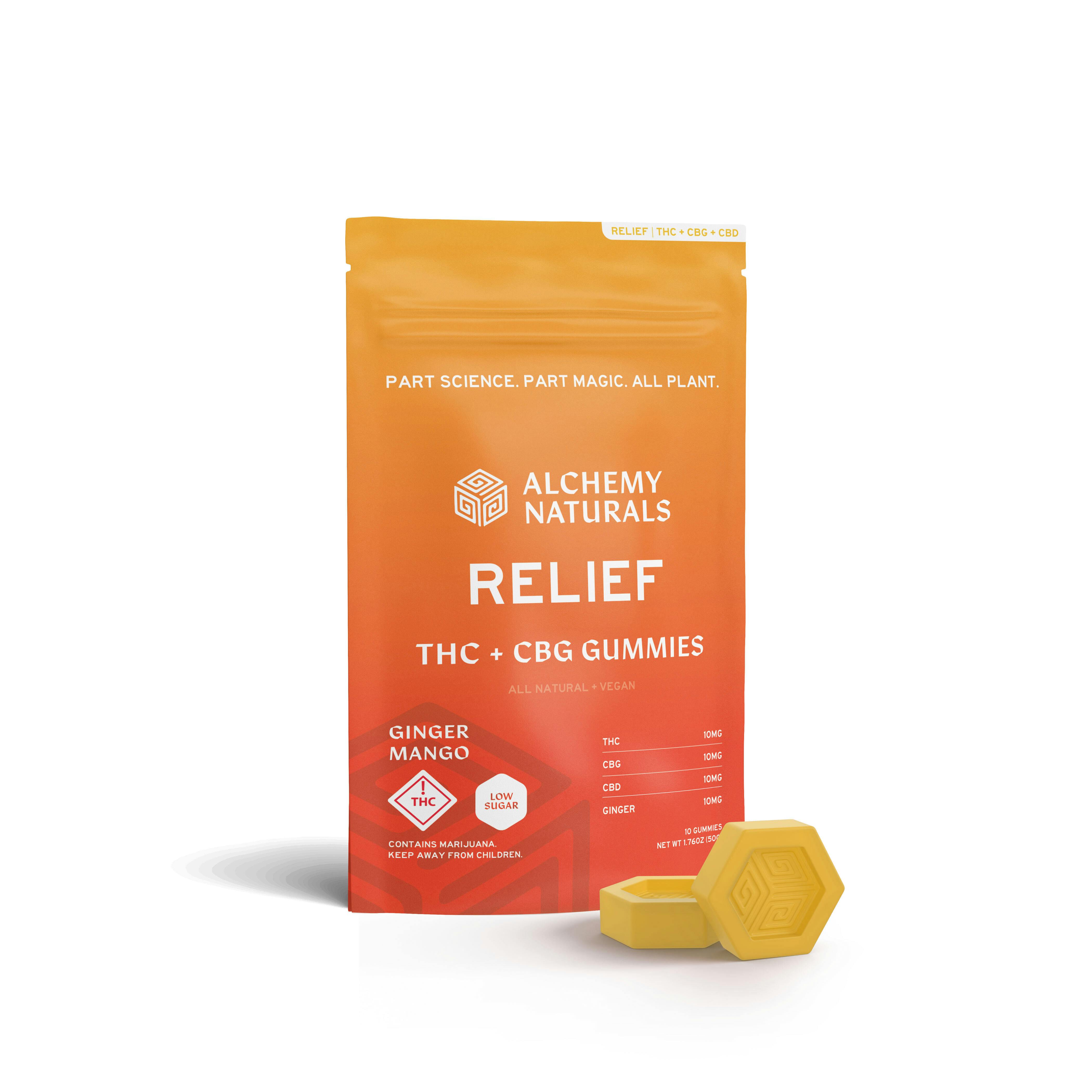 Relief [10pk] (500mg) | Alchemy Naturals - Gummies