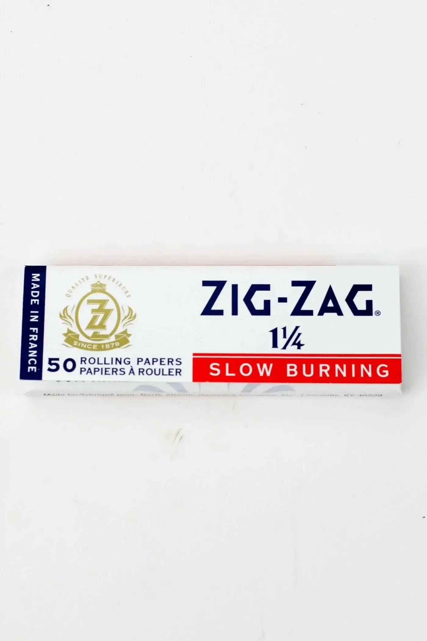 ZIG ZAG WHITE 1 1/4 SLOW BURNING