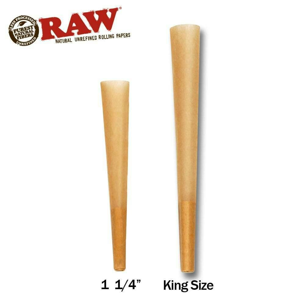 Black Classic Cones 1 1/4 [20pk] | RAW - RAW Cones